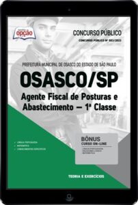 Apostila Prefeitura De Osasco SP 2023 Agente Fiscal De Posturas E