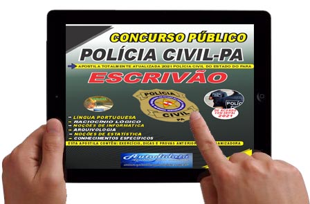 Apostila PC-PA Escrivão De Polícia Civil 2021 - Download Apostila