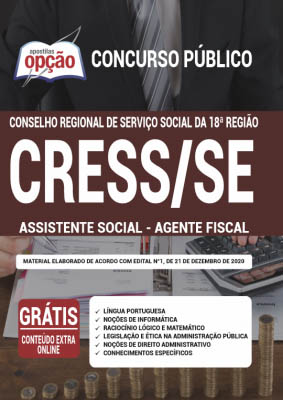 apostila-cress-se-assistente-social-agente-fiscal-2021