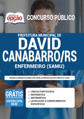 apostila-prefeitura-de-david-canabarro-enfermeiro-samu-2021