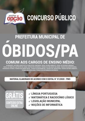 apostila-prefeitura-de-obidos-comum-aos-cargos-de-ensino-medio-2021