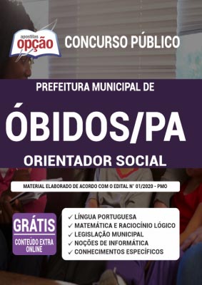 apostila-prefeitura-de-obidos-orientador-social-2021