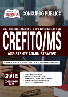 apostila-crefito-ms-assistente-administrativo-2021