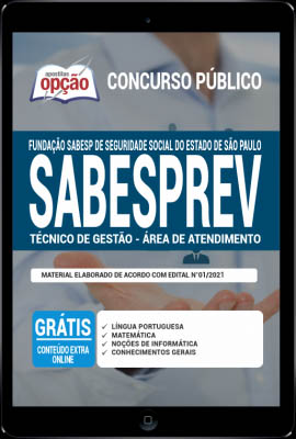 apostila-sabesprev-pdf-tecnico-de-gestao-area-de-atendimento-2021