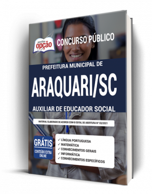 apostila-prefeitura-de-araquari-auxiliar-de-educador-social-2021