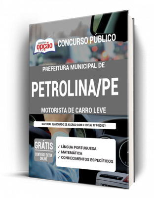 apostila-prefeitura-de-petrolina-motorista-de-carro-leve-2021