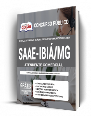 apostila-saae-ibia-mg-atendente-comercial-2021