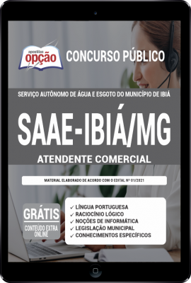 apostila-saae-ibia-mg-pdf-atendente-comercial-2021