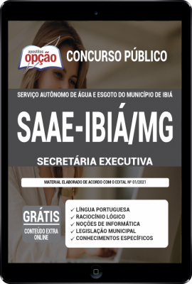 apostila-saae-ibia-mg-pdf-secretaria-executiva-2021