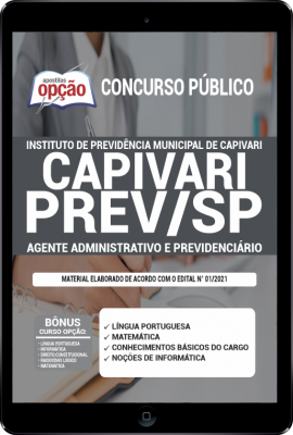 apostila-capivari-prev-pdf-agente-administrativo-e-previdenciario-2021