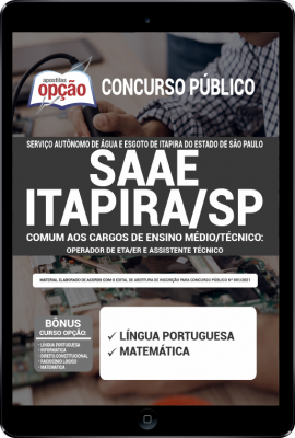 apostila-saae-itapira-pdf-cargos-de-ensino-medio-2021