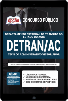 apostila-detran-ac-pdf-tecnico-administrativo-vistoriador-2021