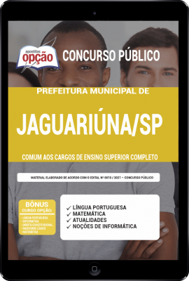 apostila-prefeitura-de-jaguariuna-pdf-comum-aos-cargos-de-ensino-superior-2021