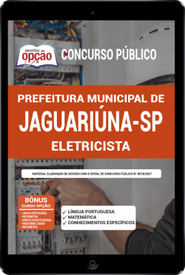 apostila-prefeitura-de-jaguariuna-pdf-eletricista-2021