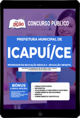 apostila-prefeitura-de-icapui-pdf-peb-ii-educacao-infantil-2021