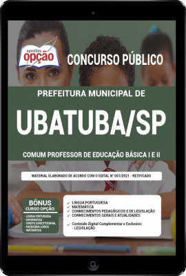 apostila-prefeitura-de-ubatuba-pdf-comum-professor-de-educacao-basica-i-e-ii-2021