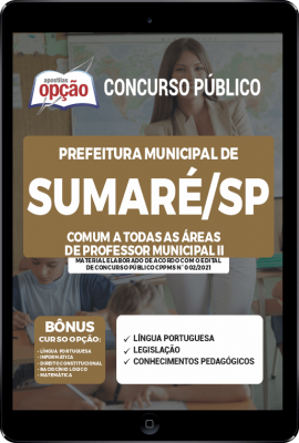 apostila-prefeitura-de-sumare-pdf-comum-professor-municipal-ii-2021