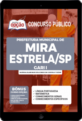 apostila-prefeitura-de-mira-estrela-pdf-gari-i-2021