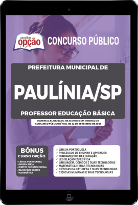 apostila-prefeitura-de-paulinia-pdf-professor-educacao-basica-i-2021