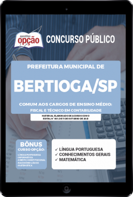 Apostila Prefeitura De Bertioga PDF Cargos De Ensino Médio 2021 ...