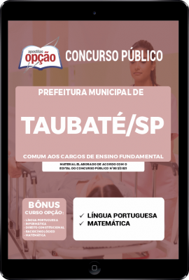 apostila-prefeitura-de-taubate-pdf-cargos-de-ensino-fundamental-2021