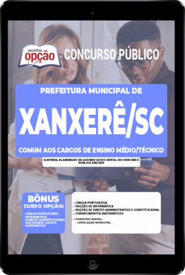 apostila-prefeitura-de-xanxere-pdf-comum-aos-cargos-de-ensino-medio-tecnico-2021