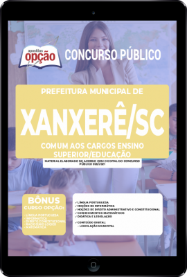 apostila-prefeitura-de-xanxere-pdf-comum-aos-cargos-ensino-superior-educacao-2021