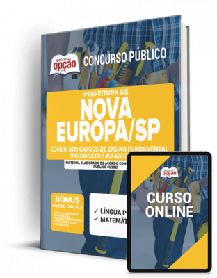 apostila-prefeitura-de-nova-europa-fundamental-incompleto-alfabetizado-2021