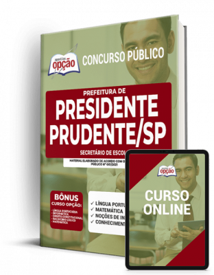 apostila-prefeitura-de-presidente-prudente-secretario-de-escola-2021