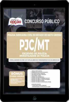 apostila-pjc-mt-pdf-escrivao-de-policia-e-investigador-de-policia-2022