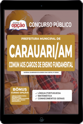 apostila-prefeitura-de-carauari-pdf-comum-aos-cargos-de-ensino-fundamental-2022