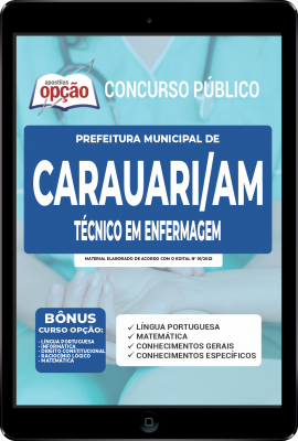 apostila-prefeitura-de-carauari-pdf-tecnico-em-enfermagem-2022