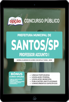 apostila-prefeitura-de-santos-pdf-professor-adjunto-i-2022
