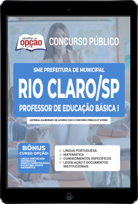 apostila-sme-rio-claro-pdf-professor-de-educacao-basica-i-2022