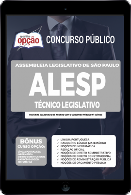 apostila-alesp-pdf-tecnico-legislativo-2022