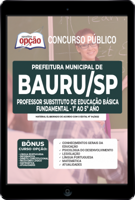 apostila-prefeitura-de-bauru-pdf-professor-substituto-de-educacao-basica-2022