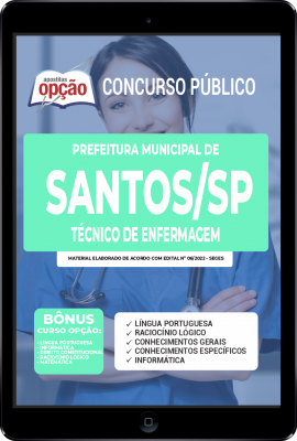 apostila-prefeitura-de-santos-pdf-tecnico-de-enfermagem-2022