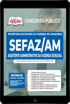 apostila-sefaz-am-pdf-assistente-administrativo-da-fazenda-estadual-2022