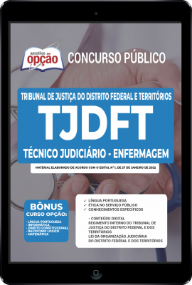 apostila-tjdft-pdf-tecnico-judiciario-enfermagem-2022