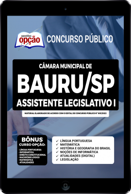 apostila-camara-de-bauru-pdf-assistente-legislativo-i-2022