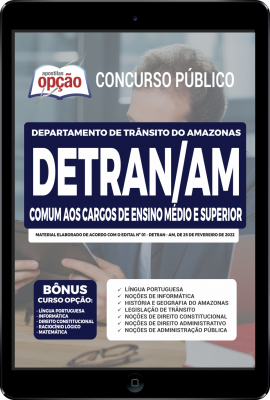 apostila-detran-am-pdf-comum-aos-cargos-de-ensino-medio-e-superior-2022