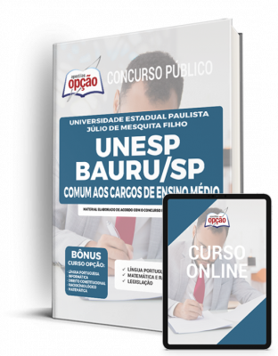 apostila-unesp-bauru-comum-aos-cargos-de-ensino-medio-2022