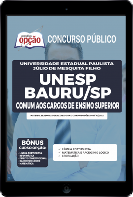 apostila-unesp-bauru-pdf-comum-aos-cargos-de-ensino-superior-2022