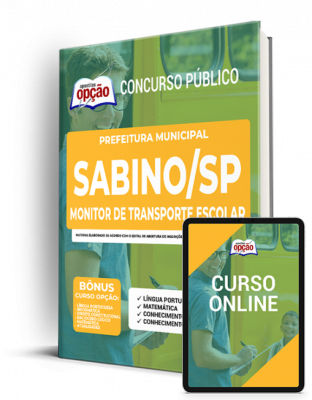 apostila-processo-seletivo-prefeitura-de-sabino-monitor-de-transporte-escolar-2022