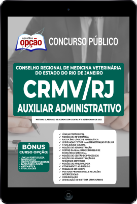 apostila-crmv-rj-pdf-auxiliar-administrativo-2022