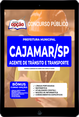 apostila-prefeitura-de-cajamar-pdf-agente-de-transito-e-transporte-2022