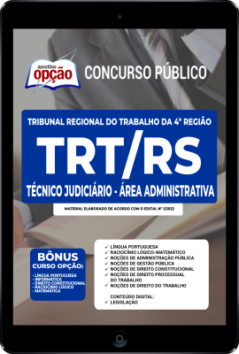 apostila-trt-rs-pdf-tecnico-judiciario-area-administrativa-2022