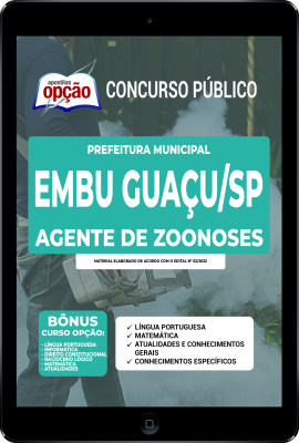 apostila-prefeitura-de-embu-guacu-pdf-agente-de-zoonoses-2022