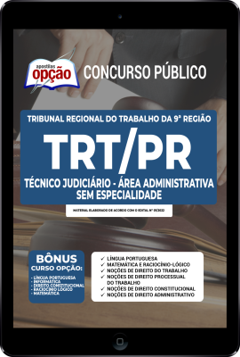 apostila-trt-pr-pdf-tecnico-judiciario-area-administrativa-2022