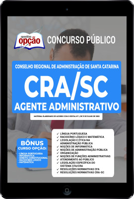 apostila-cra-sc-pdf-agente-administrativo-2022